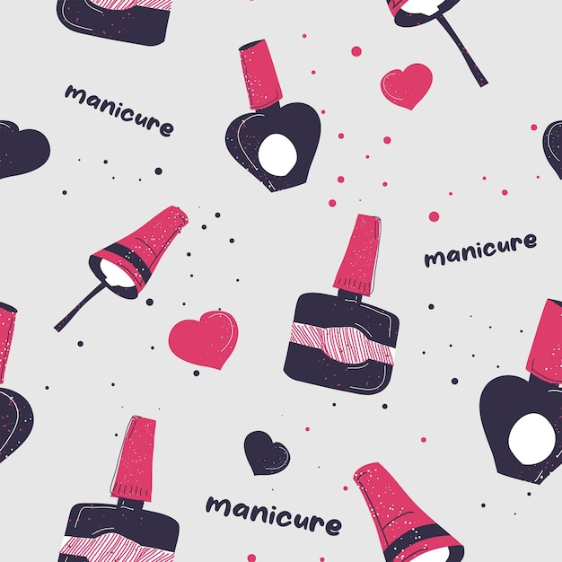 Manicure e routine di bellezza per modello femminile