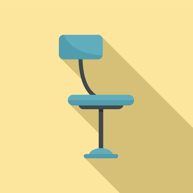 Vector manicurist chair icon flat illustration of manicurist chair vector icon for web design