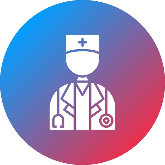 Mannelijke arts icoon vector afbeelding Kan worden gebruikt voor de geneeskunde