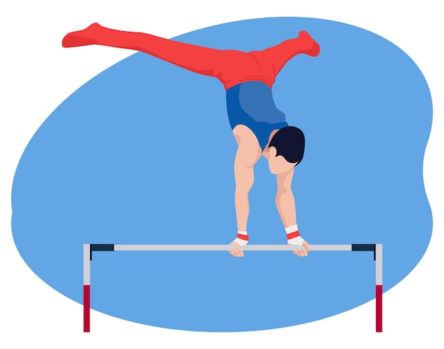 Mannelijke gymnast
