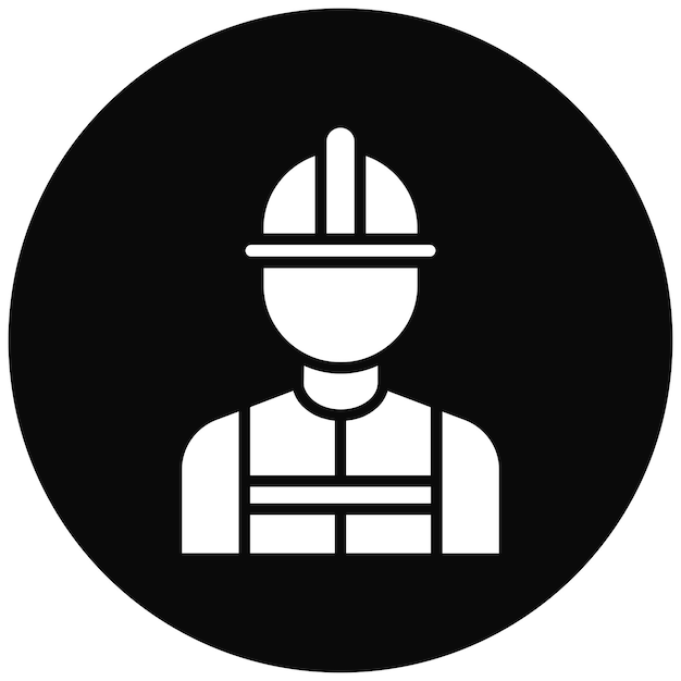 Mannelijke ingenieur vector icoon Kan worden gebruikt voor de productie icoon set