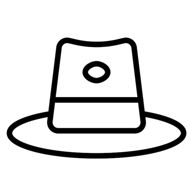Mannen hoed icoon vector afbeelding Kan worden gebruikt voor Oktoberfest