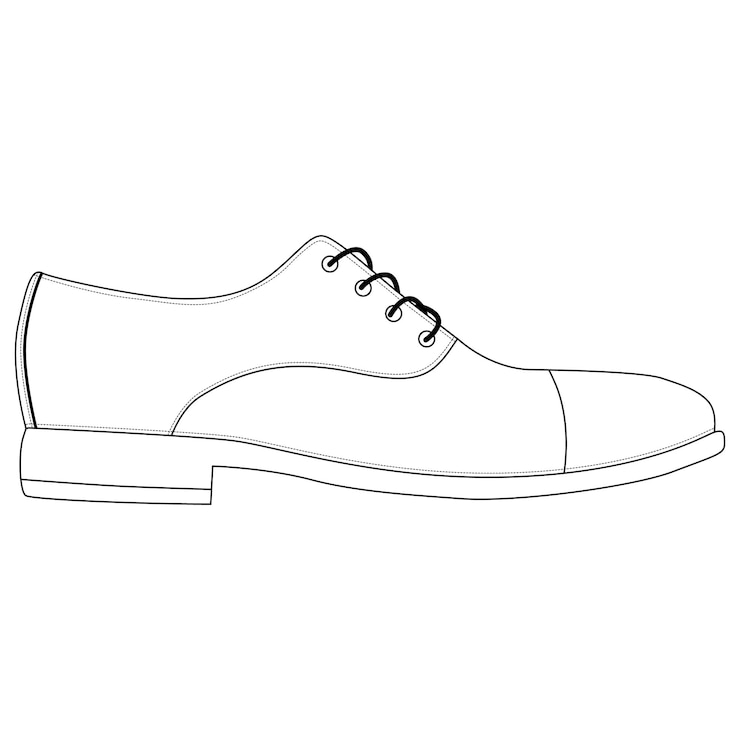 Mannen schoenen geïsoleerd. Klassiek Oxford. Mannelijke man seizoen schoenen pictogrammen. Technische tekening schoeisel vectorillustratie