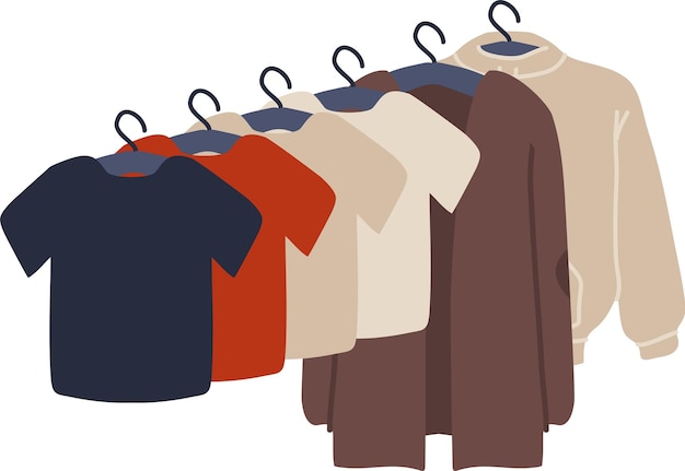 Mannenkleding ophangen