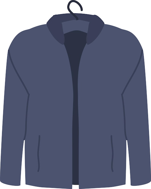 mans jacket on hanging