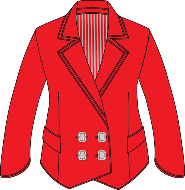 Vector mansfield blazer voor vrouwen