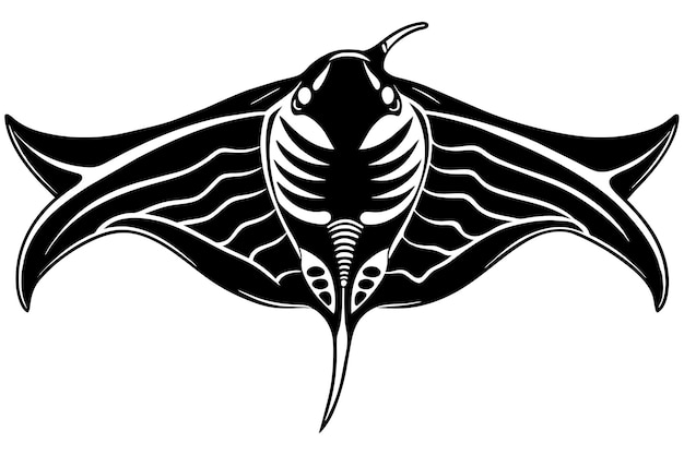 manta ray vector