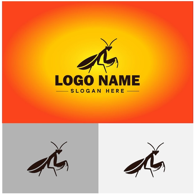 Mantis logo vector art icon graphics for business brand icon Mantis logo template