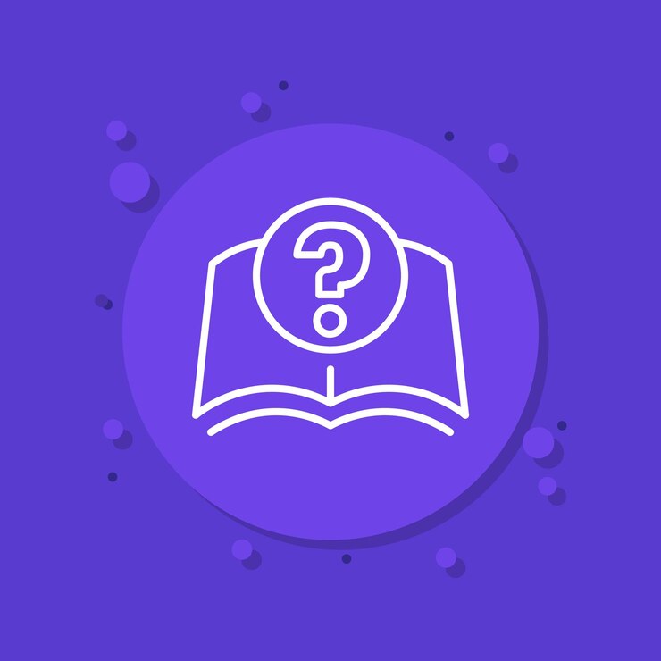 वेक्टर manual book with instructions line icon