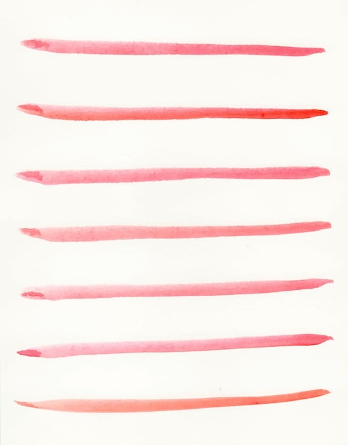 Manual painted pink stripes background.