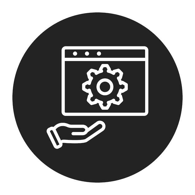 Manuele test icoon vector afbeelding Kan worden gebruikt voor Software Testing