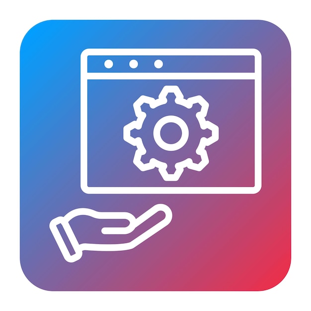 Manuele test icoon vector afbeelding Kan worden gebruikt voor Software Testing