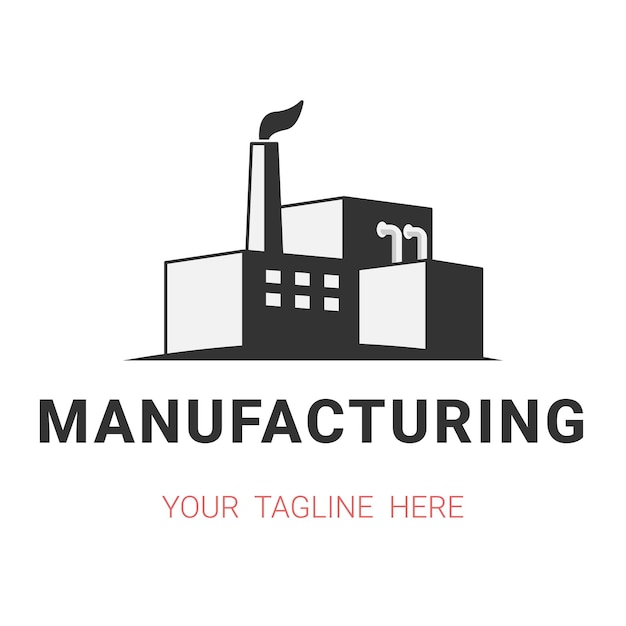 Vector manufacturing business logo