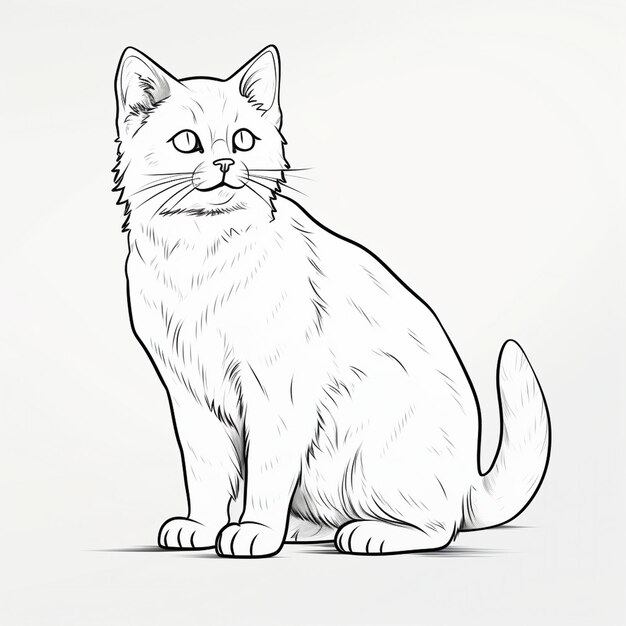 Vector manx cat