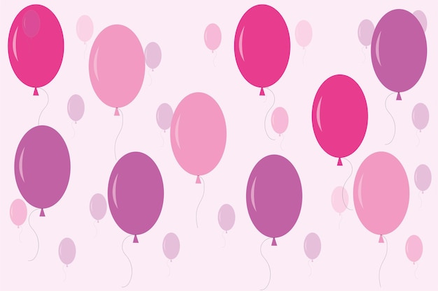 A many pink balloons in texture