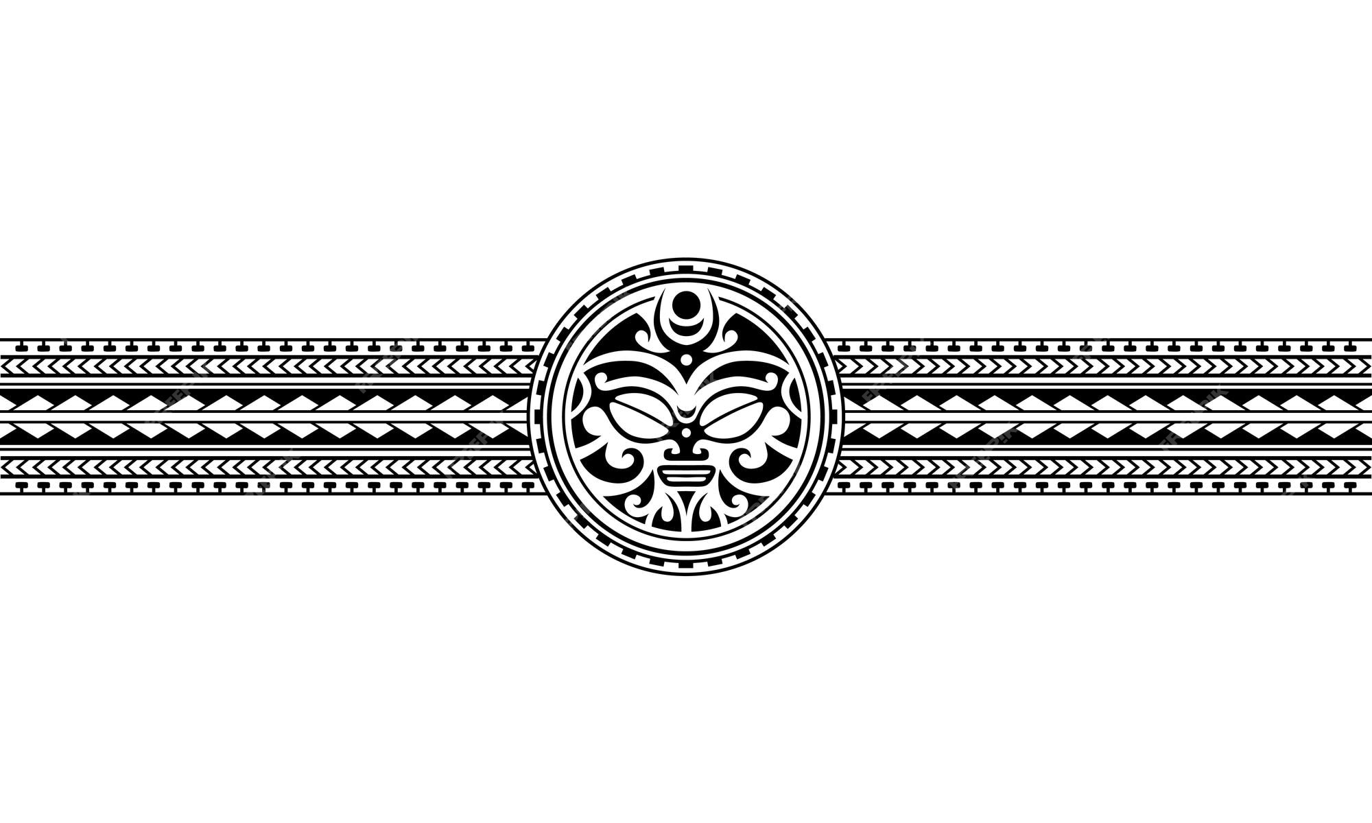 Premium Vector | Maori polynesian tattoo border tribal sleeve pattern vector samoan bracelet tattoo for arm or foot Premium Vector | Maori polynesian tattoo border tribal sleeve pattern vector samoan bracelet tattoo for arm or foot