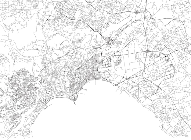 Vector a map of the city of london shows the city and the surrounding area