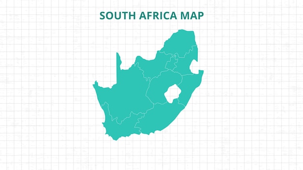 a map highlighting south africa map south africa modern map with grey color hi detailed