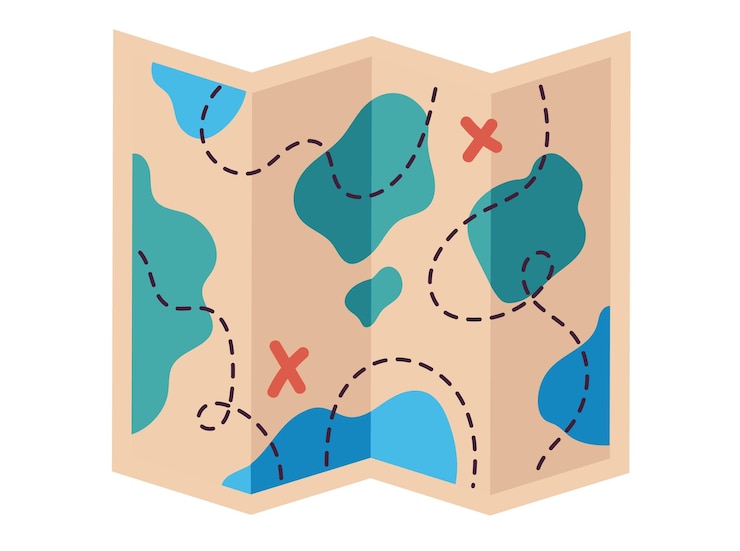 Vector map icon pin gps road isolated concept graphic design illustration