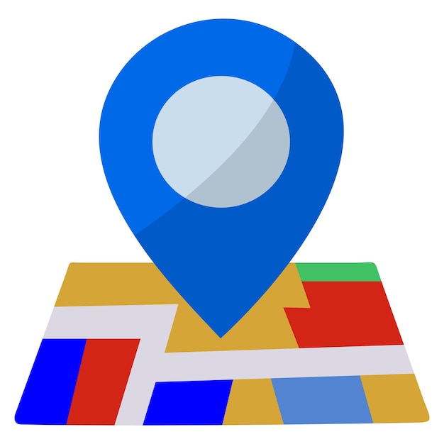 Vector map location icon