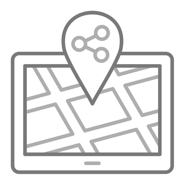 世界の地図の地図