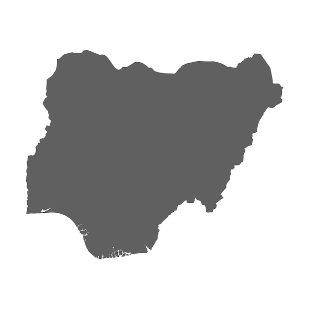 Карта нигерии