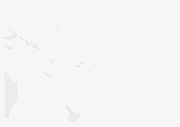 強調表示されたトンガ マップとオセアニアの地図