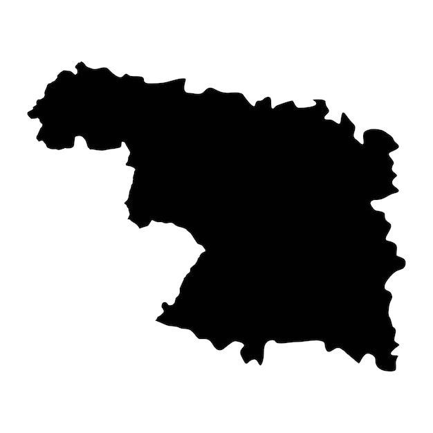 벡터 스페인 자모라 지방의 지도 터 일러스트레이션