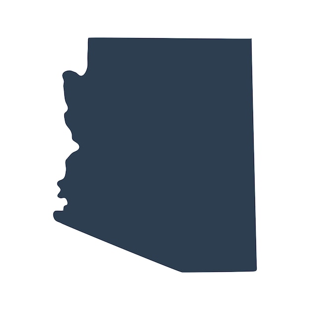 ベクトル アメリカ合衆国 アリゾナ州の地図
