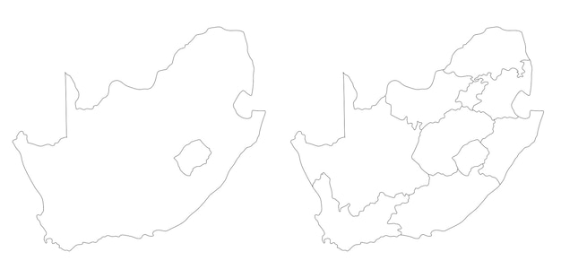 Map pf South Africa