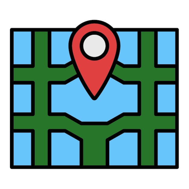 Vector map pin icon