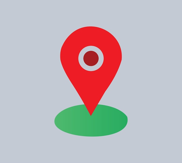 Map pointer icon Location pin vector illustration