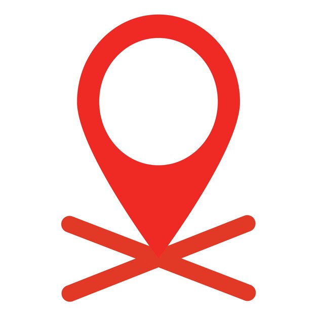 map pointer icon logo vector design