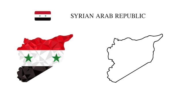 Map of syrian arab republic