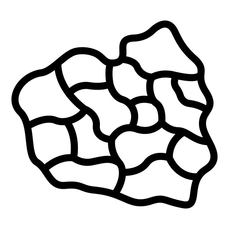 Vector map teritory icon outline vector poland country travel city