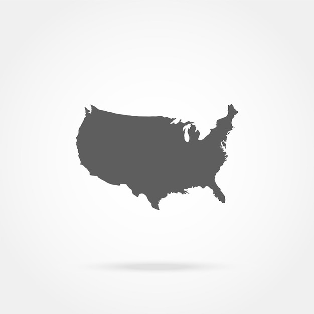Vector map of the us state of idaho on a white background