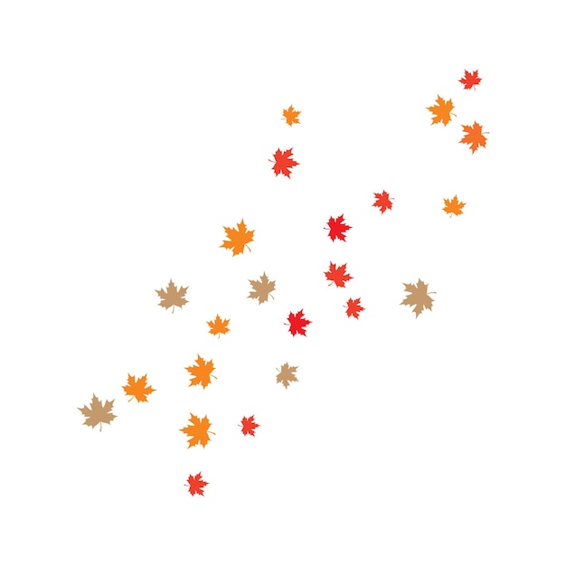 Maple leaf background vector illustration