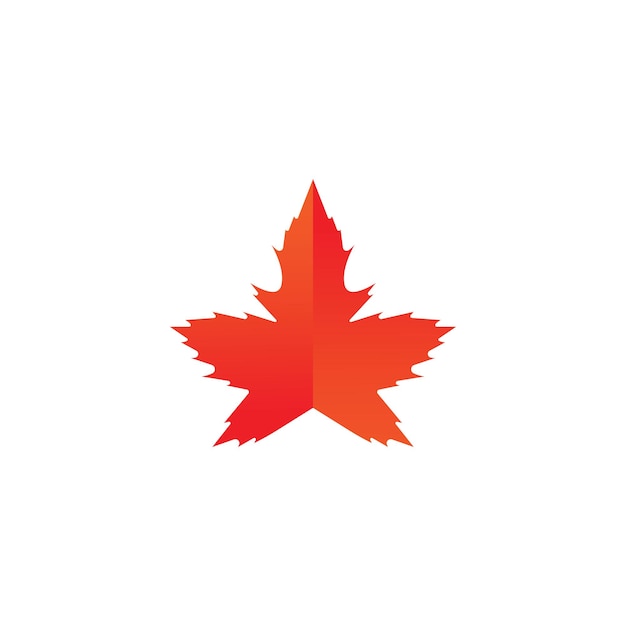 Maple Leaf Logo Design Template