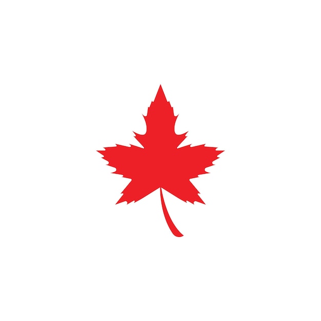 Maple leaf logo ontwerpsjabloon