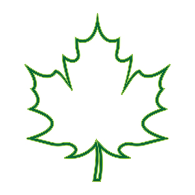 Vector maple leaf vector illustration