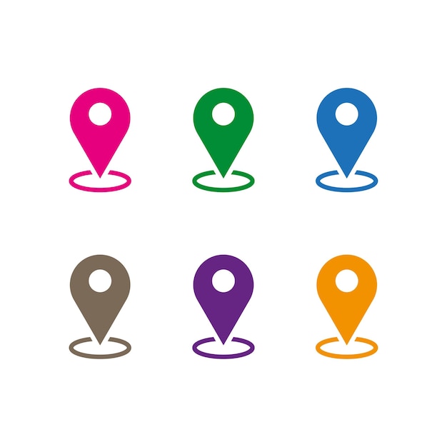 Maps pin Location map icon Pin icon Location pin Vector illustration Eps 10 Stock image