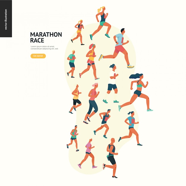 Marathon race group