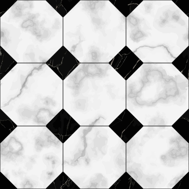 Vector marble check seamless pattern