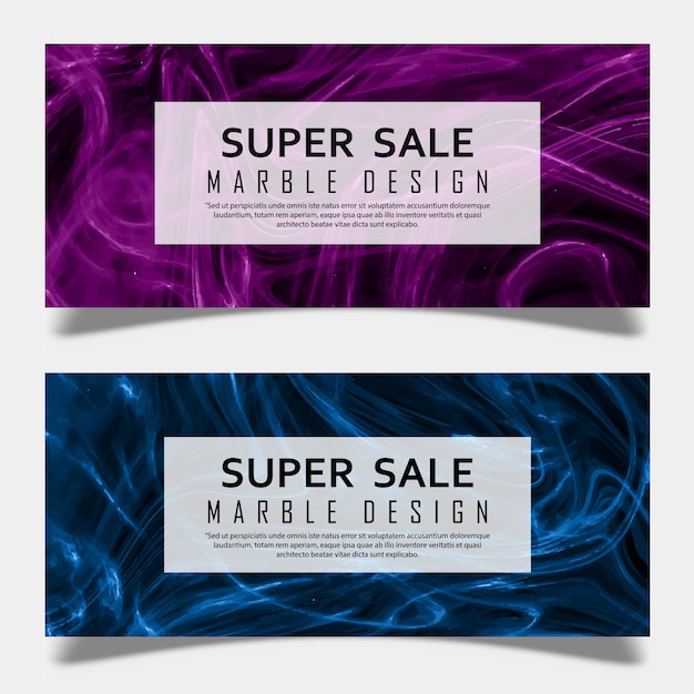 Marble sale banner design
