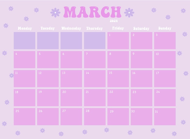 march 2024 calendar