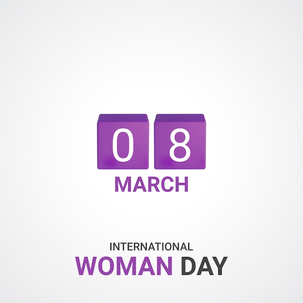 Vector march 8th international womens day creative design for social media ads vector