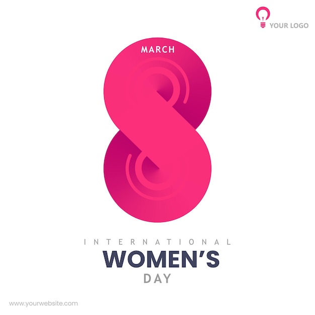 march international womens day poster concept