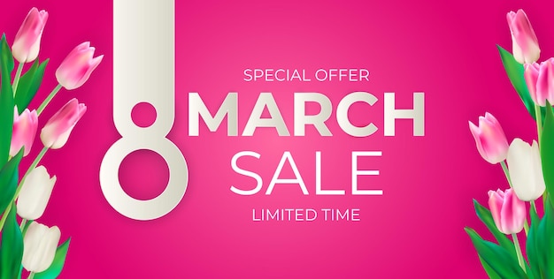 March sale banner Background