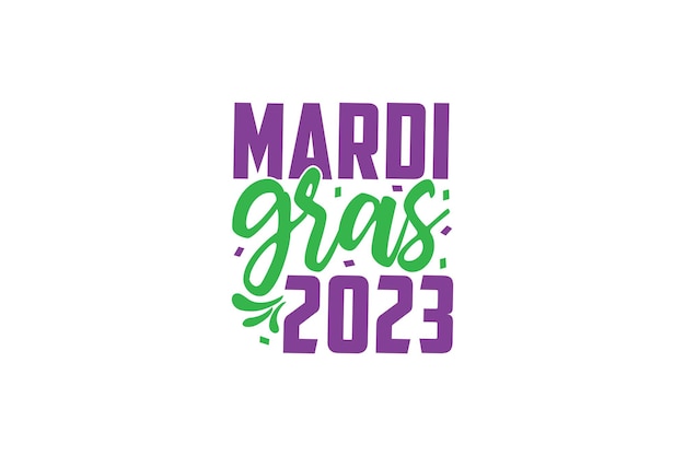 Vettore maglietta mardi gras 2023