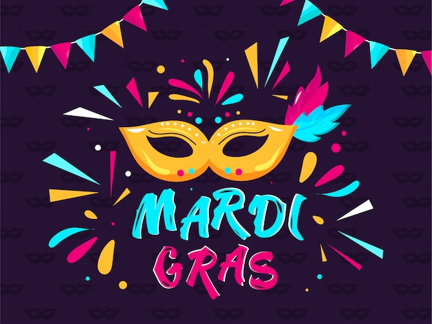 Mardi gras achtergrond